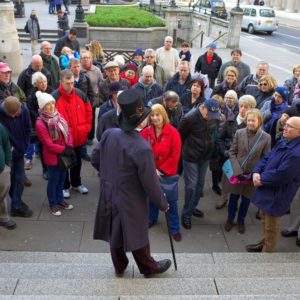 A tour group