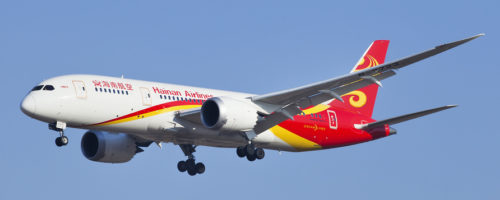 Hainan Airlines Scotland China direct flight