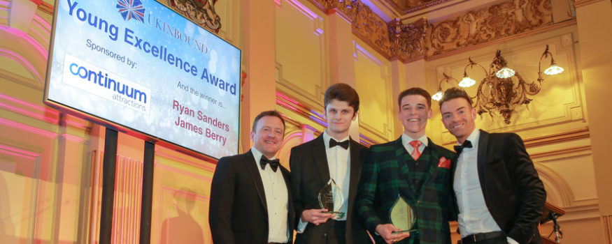 UKinbound Young Excellence Award winners James Berry Ryan Sanders