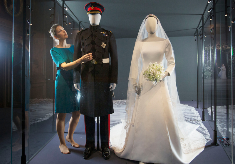 Royal Wedding outfits exhibition Holyroodhouse