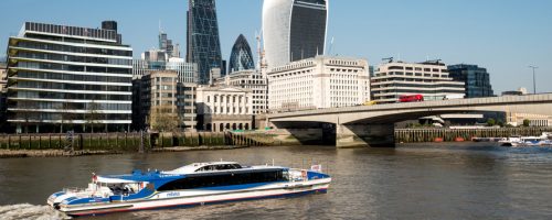 MBNA Thames Clippers zero emission ferry