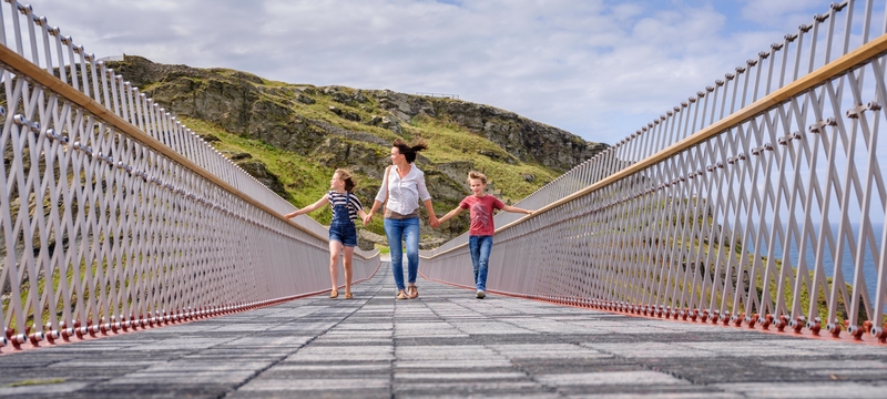 Tintagel Castle bridge