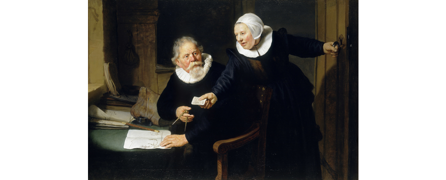 Rembrandt van Rijn, The Shipbuilder and his Wife: Jan Rijcksen and his Wife, Griet Jans, 1633