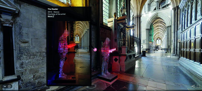 Salisbury Cathedral virtual art exhibition