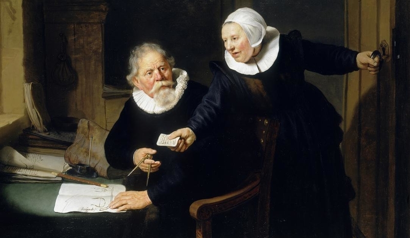 The Shipbuilder and his Wife, Rembrandt