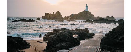Jersey coast lighthouse