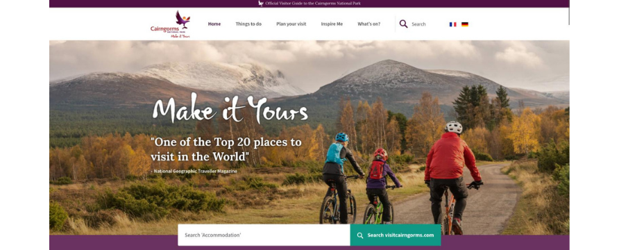 Visit Cairngorms new website 