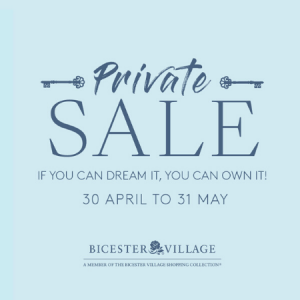 Bicester Village Private Sale