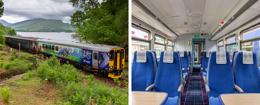 ScotRail revamped its Highland Explorer carriages