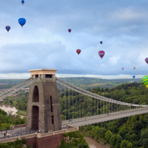 Bristol Balloon Fiesta over Clifton Bridge