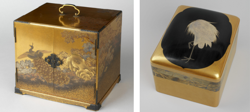 Japan Courts and Culture lacquer boxes