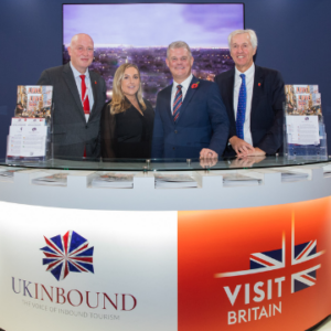 Tourism Minister visits UKinbound stand at WTM 2022