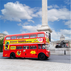 Brigits Bakery Beano Blamtastic Afternoon Tea Bus Tour