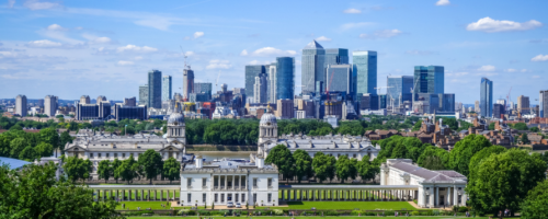 Greenwich London Skyline