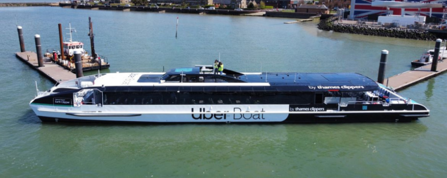 Uber Boat by Thames Clippers Earth Clipper