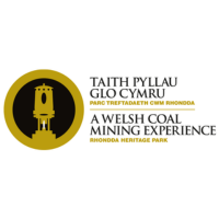 A welsh coal mining experience logo