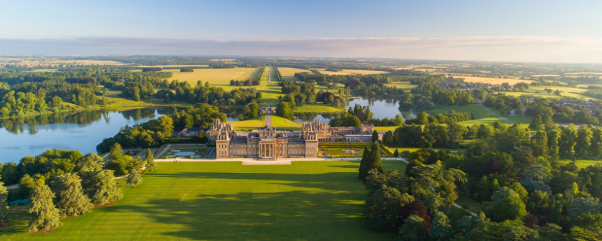 Blenheim Palace Aerial Shot