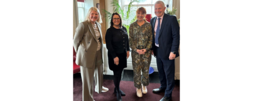 Claire McColgan CBE Visit Isle of Man