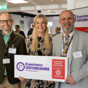 Simon Rosam, Director of Delivery at Activate Learning; Hayley Beer-Gamage, CEO Experience Oxfordshire; Andy Slater, Group Director of the Lifestyles Faculty at Activate Learning