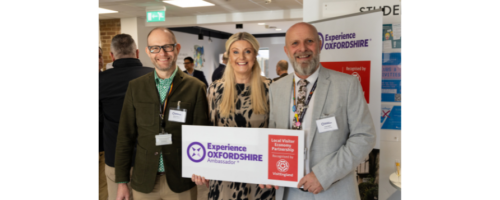 Simon Rosam, Director of Delivery at Activate Learning; Hayley Beer-Gamage, CEO Experience Oxfordshire; Andy Slater, Group Director of the Lifestyles Faculty at Activate Learning