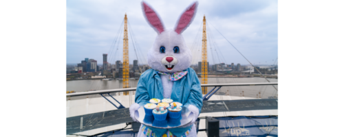 Up at The O2 Easter Bunny